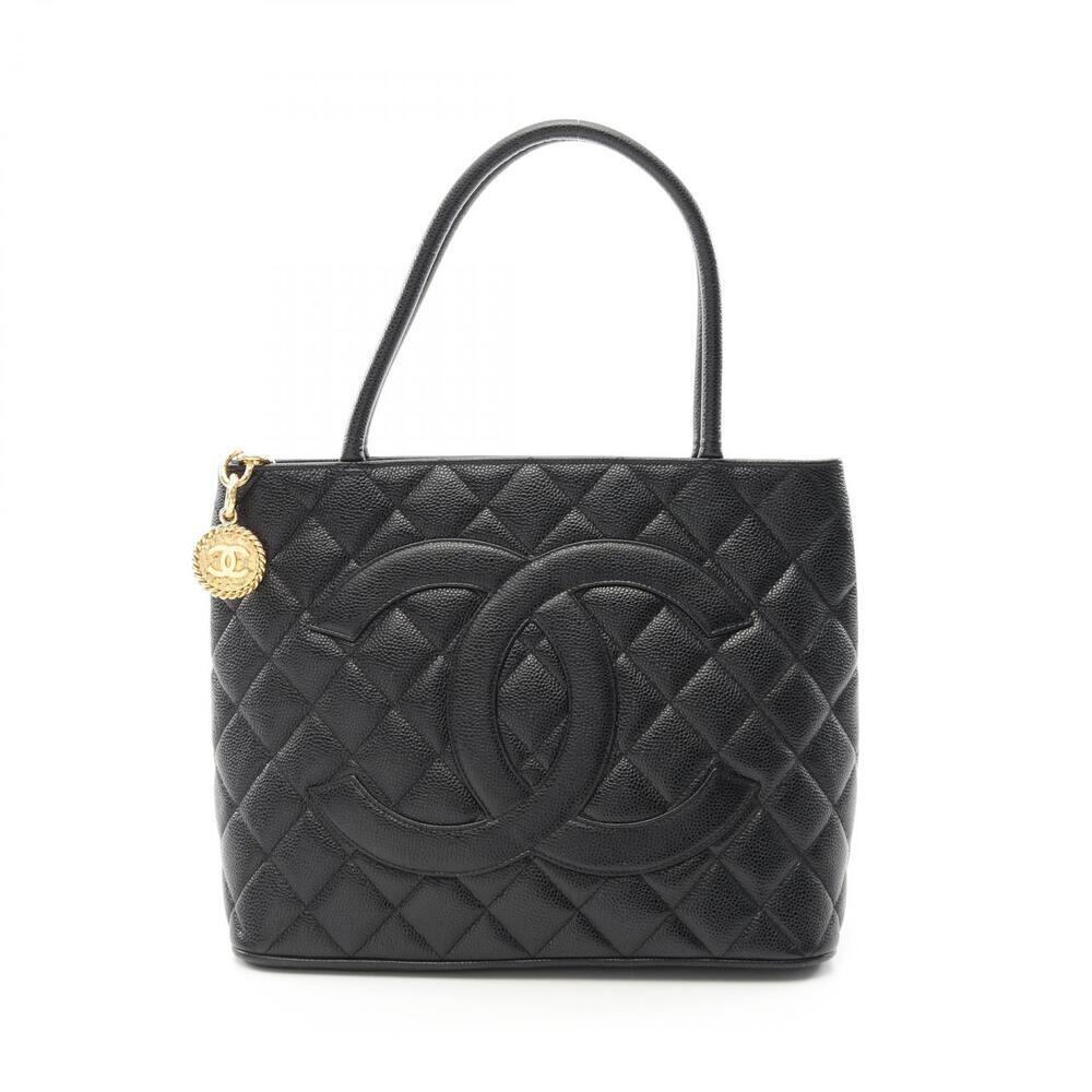 Chanel Reissue Tote Bag Calfskin Leather Black